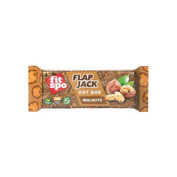 FitSpo Flapjack Walnuts Energy bar 80 gr x 12 pc