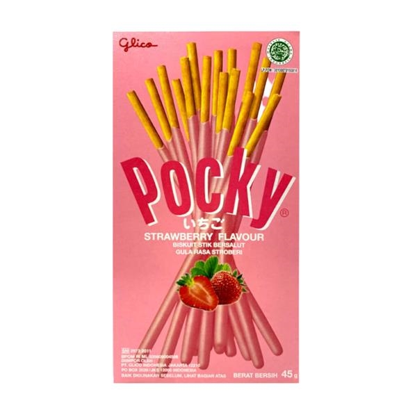 Pocky Strawberry 45 gr x 10 pc (Indonesia)