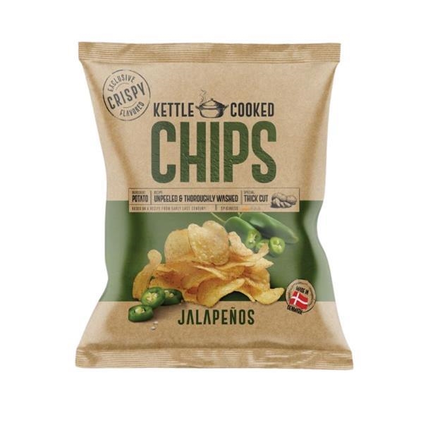 Kettle cooked chips Jalapeño 150 gr x 8 st