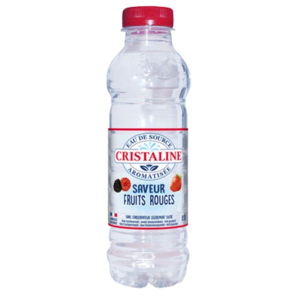 Cristaline Flavored Red Fruits 500 ml x 24 pc