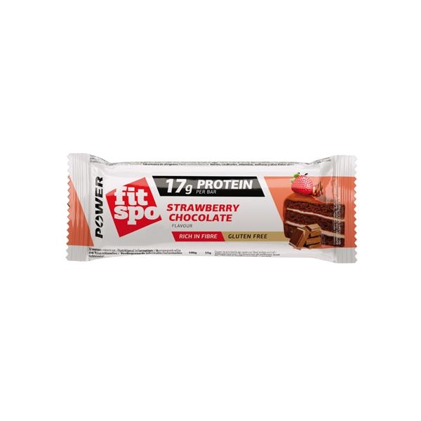 FitSpo Power Strawberry Chocolate protein bar 55 gr x 12 pc