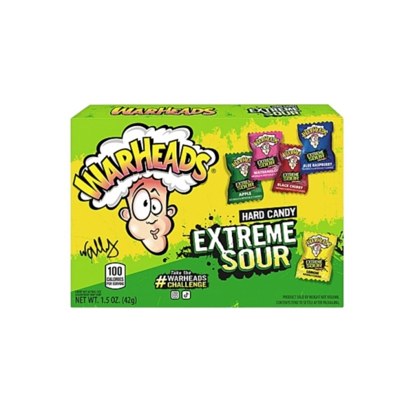 Warheads Hard Candy Extreme Sour 42 gr x 10 st