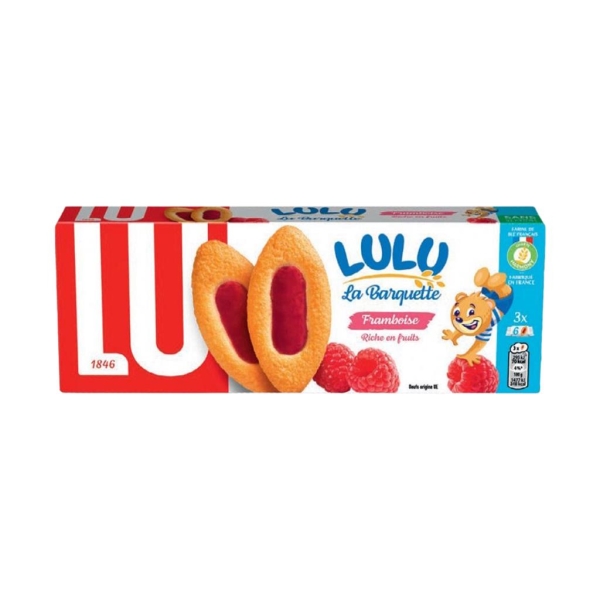 Lulu La Barquette Framboise 120 gr x 20 pc