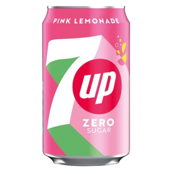 7up Zero Pink Lemonade 330 ml x 24 pc