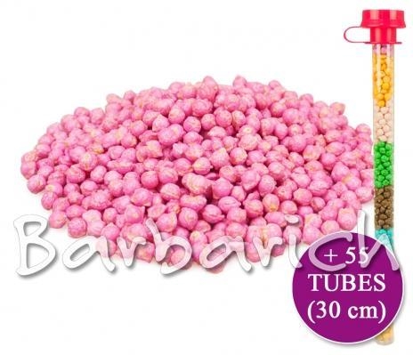 Recharges Rocks strawberry cheesecake (rose foncé) vrac (2x1.75kg) + 55 tubes