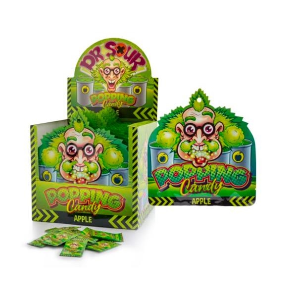 Dr. Sour Popping Candy Apple 15 gr x 20 pc