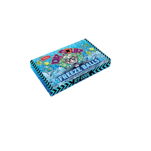 Dr. Sour Freeze Balls Theatre Box 80 gr x 12 st