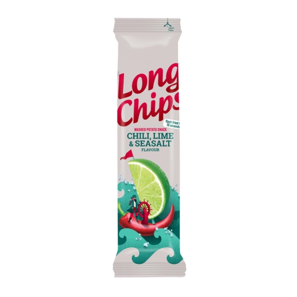 Long Chips Chili, Lime & Sea Salt 75 gr x 20 pc