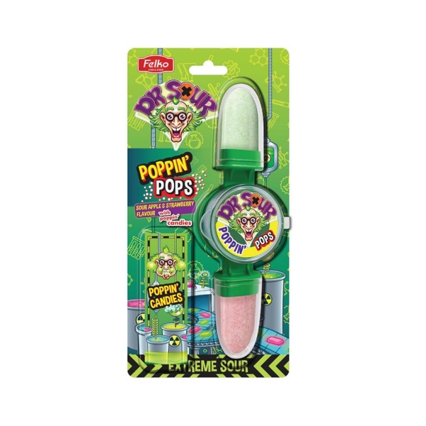 Dr. Sour Poppin' Pops 35 gr x 10 pc