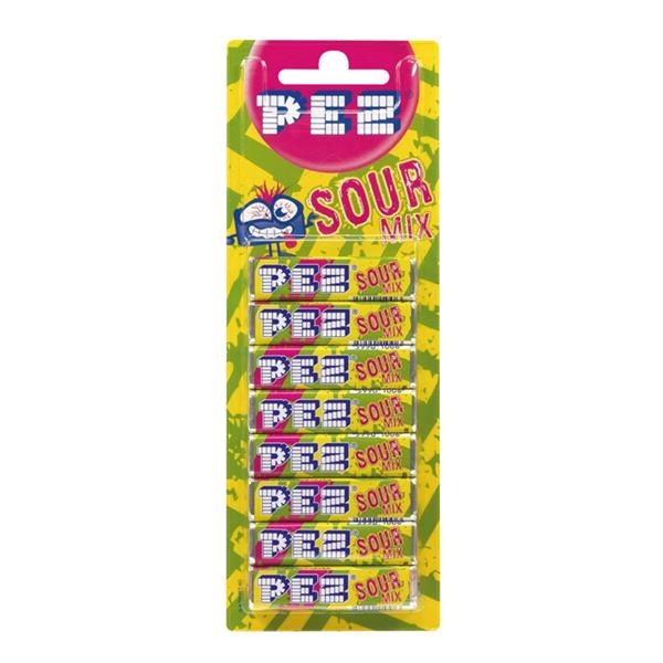 Pez refill Sour 6-pack 51 gr x 18 pc