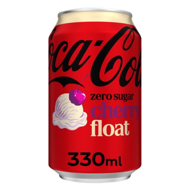 Coca-Cola Zero Sugar Cherry Float 330 ml x 24 st