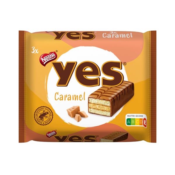 Nestlé Yes Caramel Tripack 96 gr x 8 st