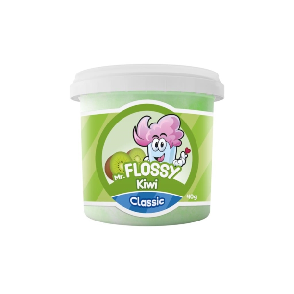 Mr Flossy Cotton Candy Classic Kiwi 40 gr x 12 pc