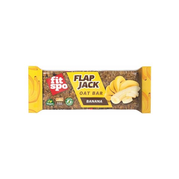 FitSpo Flapjack Banana Energy bar 80 gr x 12 pc