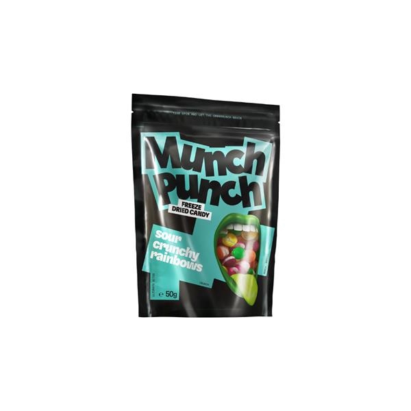 Munch Punch Sour Crunchy Rainbows 50 gr x 15 pc