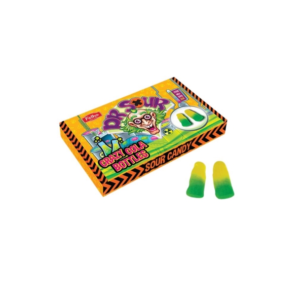 Dr. Sour Crazy Cola Bottles 90 gr x 12 pc