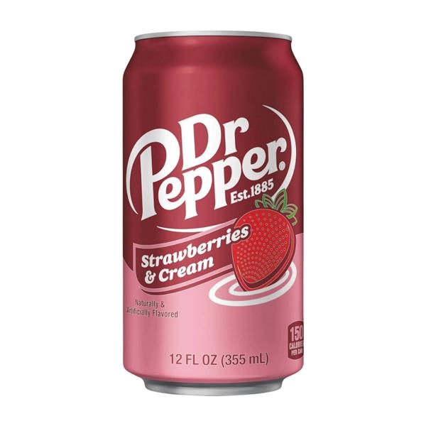 Dr Pepper Strawberry Cream 355 ml x 12 pc