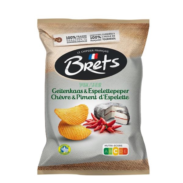 Brets Chèvre & Piment Espelette 125 gr x 10 pc