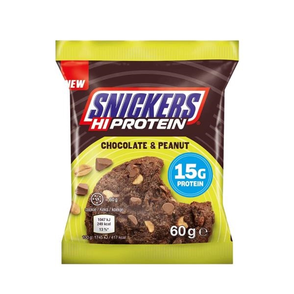 Snickers Hi-Protein Choc Peanut Cookie 60 gr x 12 pc