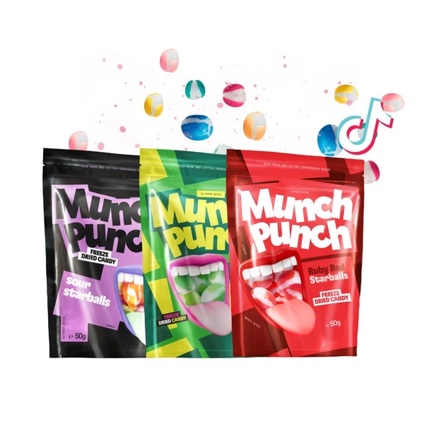 Colis Munch Punch 50 gr + 25 échantillons gratuits