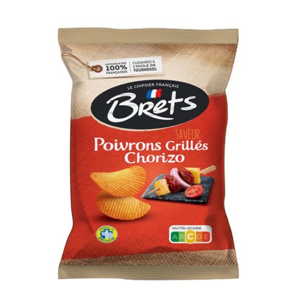 Brets Poivrons Grillés Chorizo 125 gr x 10 pc