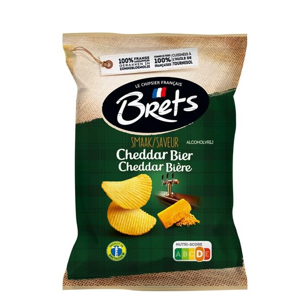 Brets Cheddar Bière 125 gr x 10 pc