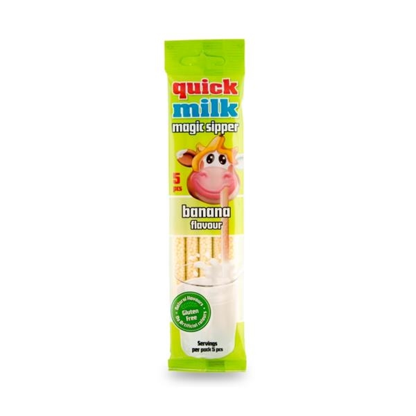 Quick Milk Banana Straw 30 gr x 20 pc