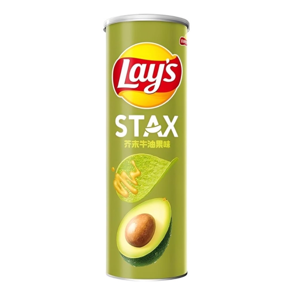 Lay's Stax Mustard Avocado 90 gr x 24 pc