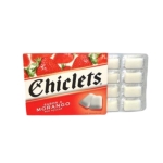 Chiclets Fraise sans sucre x 14 pc